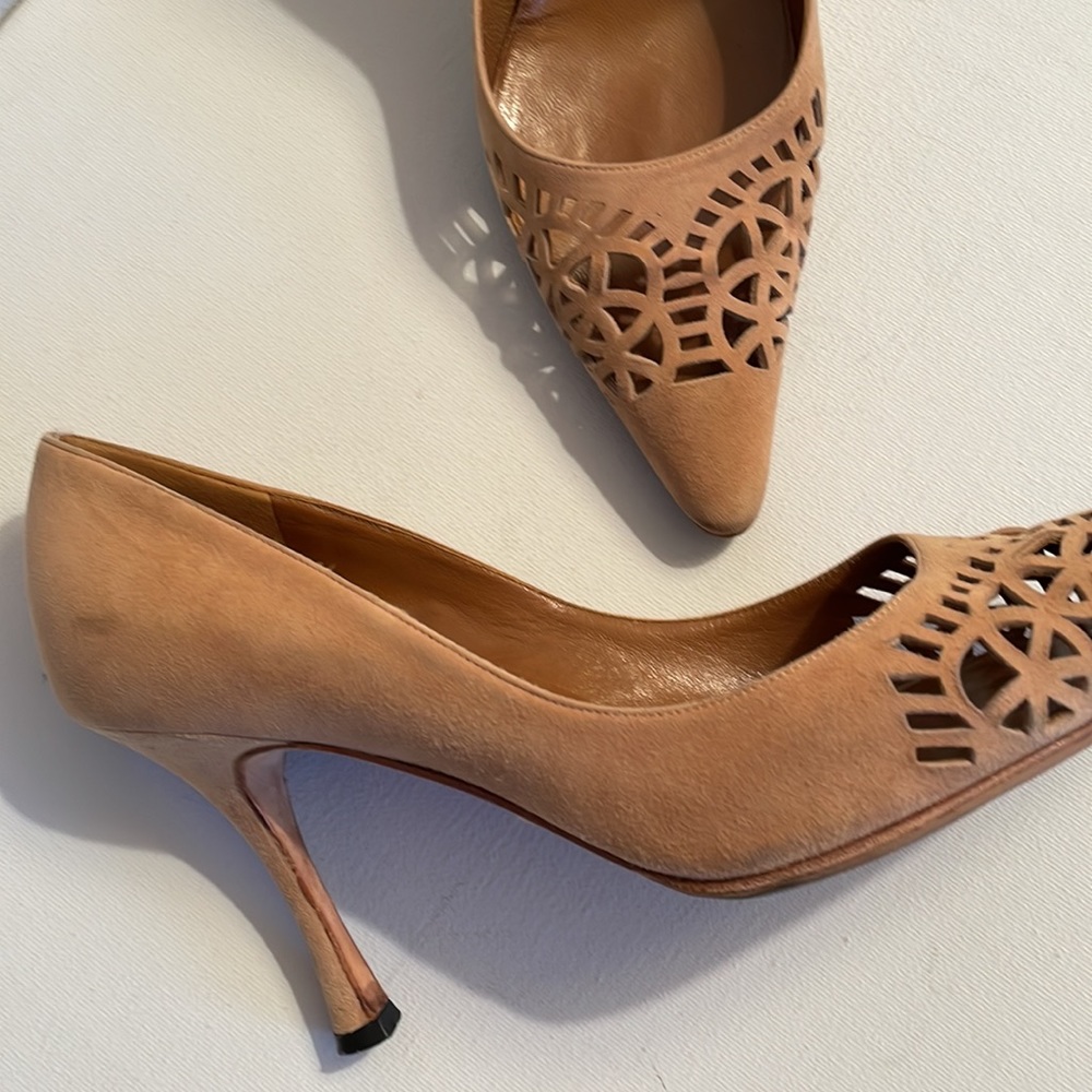 JIMMY CHOO - SUEDE STILETTO HEELS